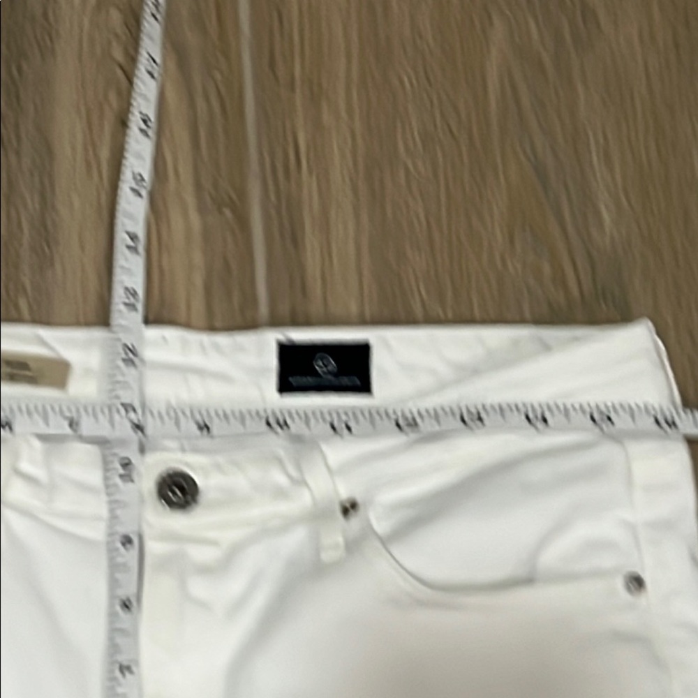AG Adriano Goldschmidt Vintage White Jeans Prima Mid-Rise Cigarette Slim Skinny - Picture 8 of 15